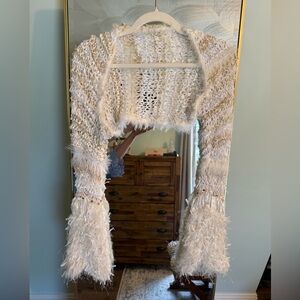 BRAND NEW As seen on TikTok Ivory Gold Shrug